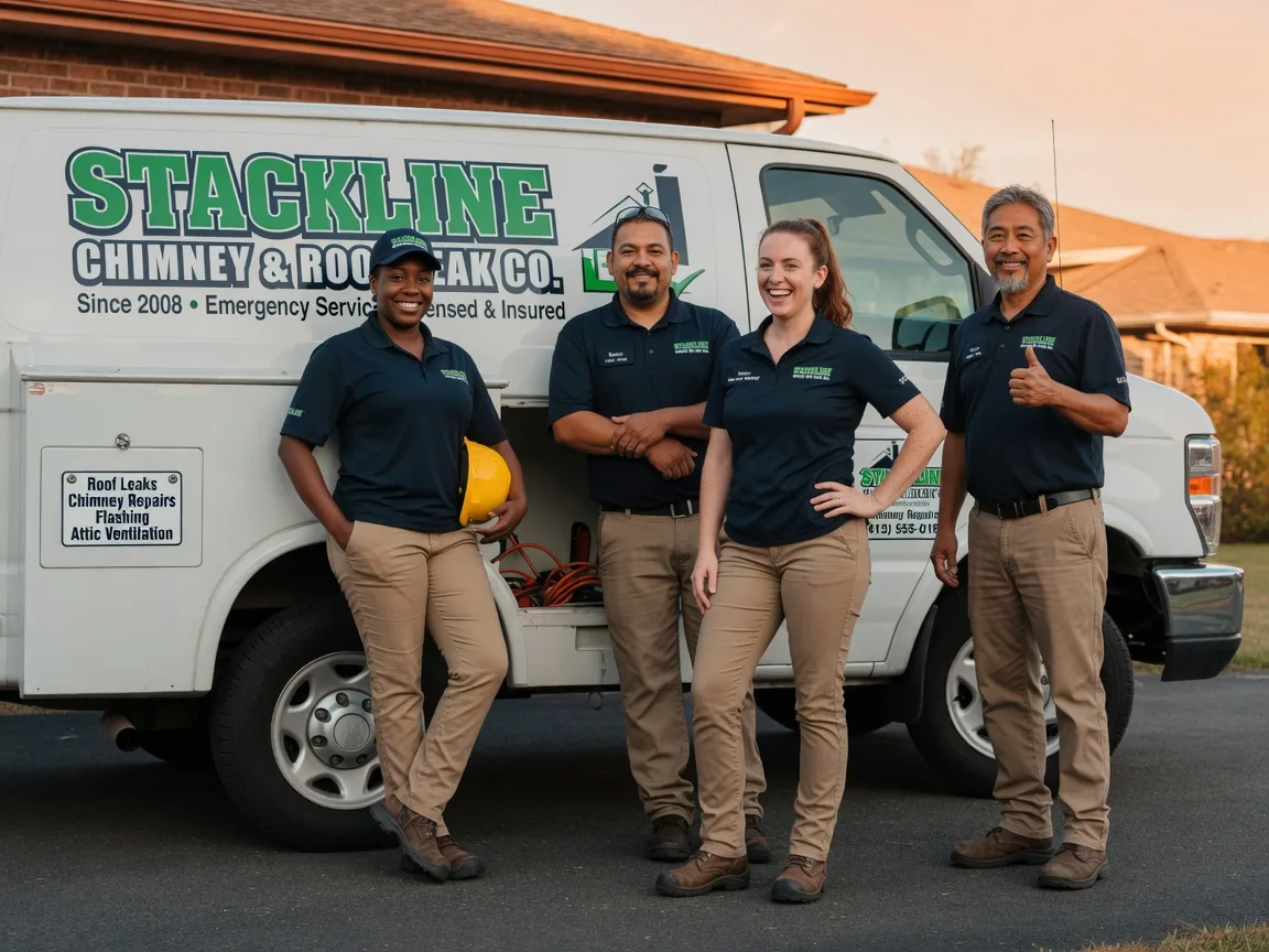Chimney flashing repair company in Sherrill, AR